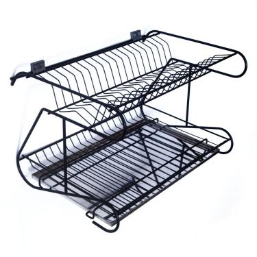 Imagem de Escorredor Euro Preto Jomer 2449