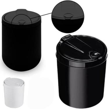 Imagem de Lixeira Banheiro Cozinha 6 Litros Cesto de Lixo Multiuso Plástico Clic