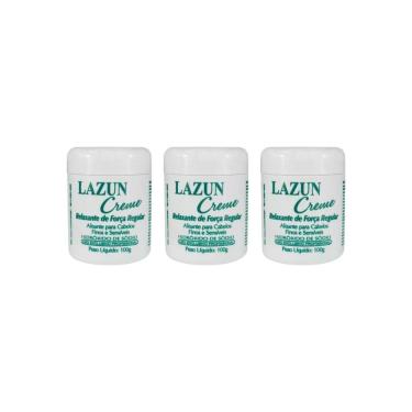 Imagem de Alisante Lazun 100G Verde-Regular-Kit C/3Un