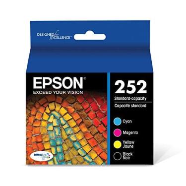 Imagem de Epson T252 DURABrite Ultra Ink Standard Capacity Preto & Color Cartridge Combo Pack (T252120-BCS) para impressoras Epson WorkForce seleccionadas