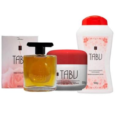 Imagem de Kit Tabu 3 Itens Perfume + Desodorante + Talco
