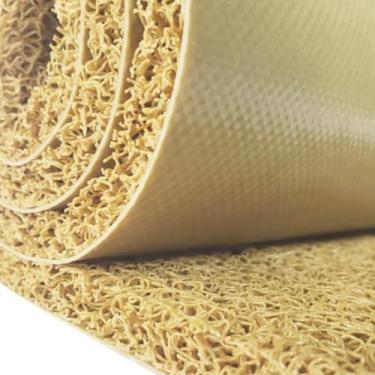 Imagem de Tapete Capacho Passadeira Vinil Antiderrapante 60cm X 40cm (Bege)