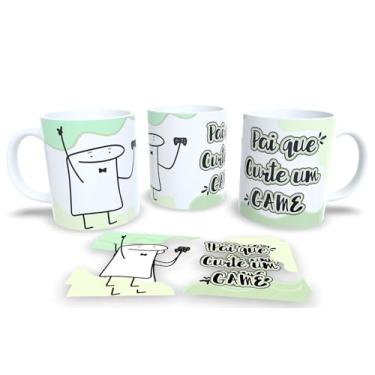 Imagem de Caneca de Porcelana Dia dos Pais – Presente Engraçado para Pai com Amor e Humor P15 (Pai que curte um game)