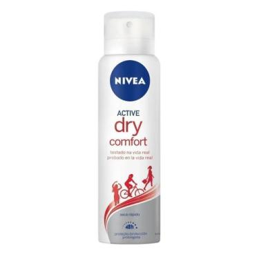 Imagem de Kit c/ 2 Antitranspirante aerossol Nivea Dry Comfort Plus