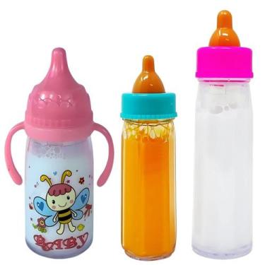 Imagem de Mamadeira Mágica Brinquedo de Boneca Infantil - Castela, Leite