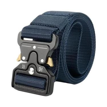 Imagem de Cinto Tático Masculino de Lona e Nylon - Multifuncional e Confortável 