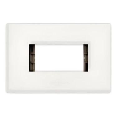 Imagem de PLACA PARA MOVEL 1 POSTO BRANCA - 618519BC PIAL Plus+ - PIAL PLUS +