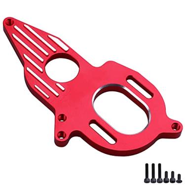 Imagem de FriHobby Aluminum Adjustable Motor Mount for Arrma Granite Mega Typhon/Big Rock/Senton 3S Outcast/Kraton 4S RC Models Car Monster Truck Buggy Replacement (Red)