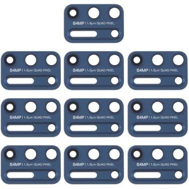 Imagem de YUNCHAO Acessórios telefônicos 10 PCS lente da câmera traseira para Motorola Moto G9 Plus XT2087-1 Substituição do telefone celular