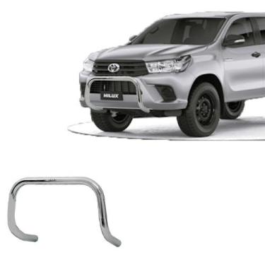 Imagem de Quebra Mato Hilux 2016 2017 2018 A 2019 Cromado - Solar