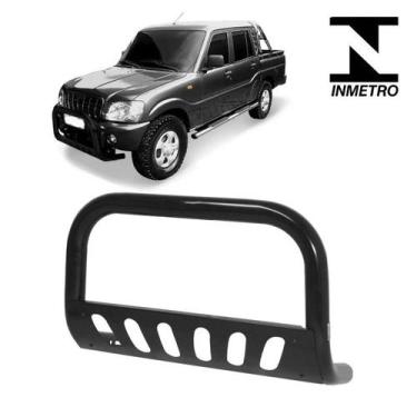 Imagem de Parachoque Quebra Mato Pick-Up 2008 2009 2010 2011 Preto - CCF