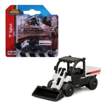 Imagem de Mini Work Machine Bobcat 1 por 64 Caminhão Pá Carregadeira - Maisto