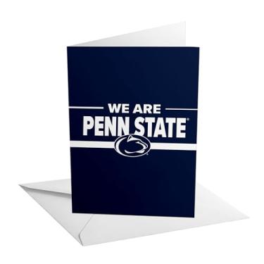 Imagem de Desert Cactus Cartão comemorativo Penn State 12 x 17 cm The Pennsylvania State University PSU Nittany Lions cartolina dobrada única com envelope festa celebração (E - branco)