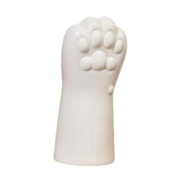 Imagem de Fenteer Vaso de cerâmica para flores, vaso de porcelana fosca, elegante arranjo floral, suporte para plantas para sala de estar, mesa, decoração de casamento, Style a