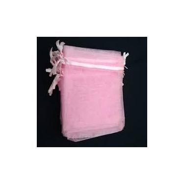 Imagem de 10 saquinhos de organza Maternidade bebê 30x40  ROSA Baby Aconchego - 
