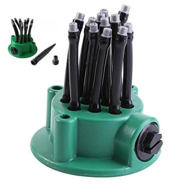 Imagem de Aspersor Pulverizador 360 Graus Irrigaçao Jardim Quintal Canteiro Mangueira Rega Plantaçao Gramado Horta Ar Livre