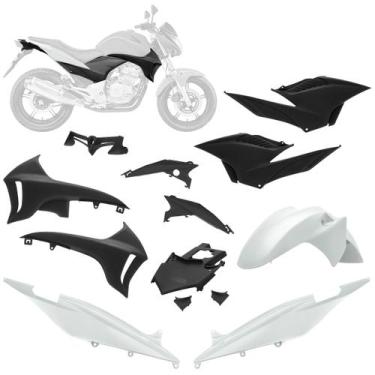 Imagem de Kit Carenagem 7 Peças Pro Tork Moto Honda CB 300R 2010 a 2012 Substitu