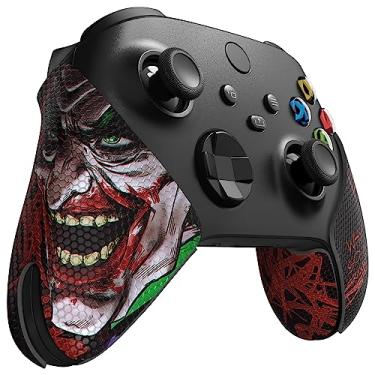 Imagem de eXtremeRate Punho Antiderrapante E Absorvente De Suor Playvital Para Controle Sem Fio Xbox Core, Almofadas Borracha Macia Texturizadas Profissionais, Alças As Séries X/S - Clown Hahaha
