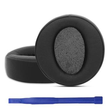 Imagem de Adhiper Almofadas De Substituição Para Fones Ouvido Mdr-Xb950B1, Protetores Auriculares E Peças Reposição Compatíveis Com Sony Mdr-Xb950Bt / Mdr-Xb950N1 Mdr-Xb950Ap Mdr-Xb950 (Preto)