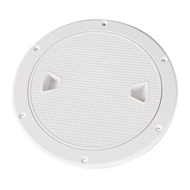 Imagem de Generic Escotilha de inspeção, tampa de placa de de barco, acessório marinho, escotilha circular de barco para RV, instalações externas marinhas, Branco, 4 Inch