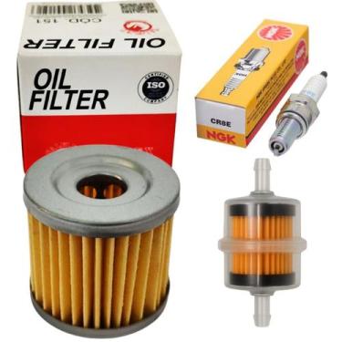 Imagem de Filtros Óleo e Combustível e Vela Ignição Suzuki Yes 125 - Valflex