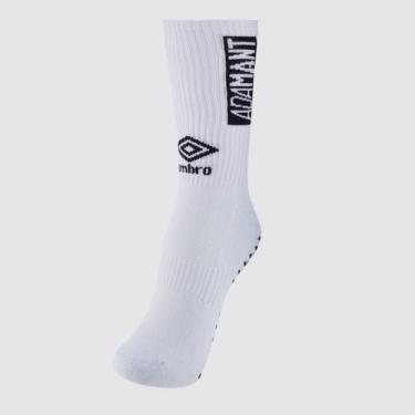 Imagem de Meia Umbro Adamant Grip Branca, 39-43