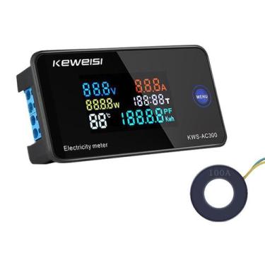 Imagem de Multimedidor de Energia AC110/220V 100A - Medidor kWh - DM