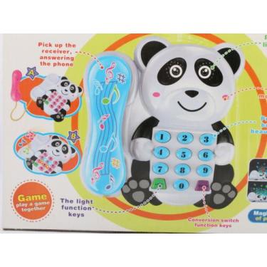 Imagem de Brinquedo telefone musical com luz- azul - TOYS