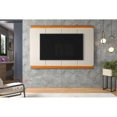 Imagem de Painel para tv Noruega jequitiba/off white perolizado - CASA H