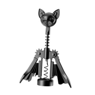 Imagem de WeiLaiKeQi Abridor de garrafas multifuncional em formato de morcego para Halloween, ferramenta para abrir garrafas de bebidas e festas em clubes