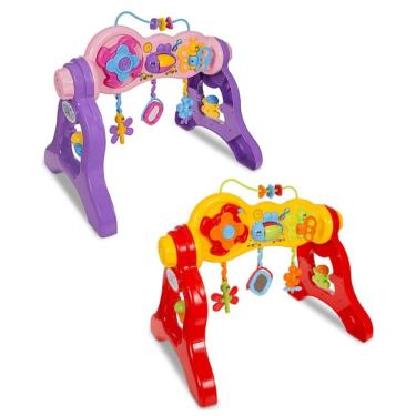 Imagem de Centro de Atividades Play Gym Brinquedo Interativo Bebês com Som Chocalho Educativo Maral