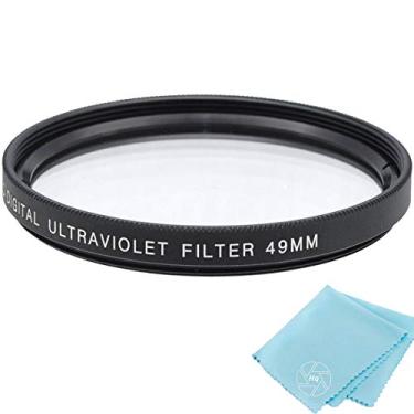 Imagem de Filtro UV de 49 mm compatível com Canon EOS R10, EOS R50, EOS R100 com 18-45 mm, EOS M6, EOS M6 II, EOS M50, EOS M50 II, EOS M100, EOS M200 com lente EF 15-45 mm, compatível com Fuji X100V, GFX100RF