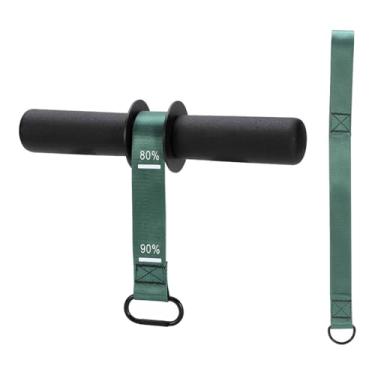 Imagem de Baoblaze Fortalecedor de antebraço, exercitador de braço, rolo de pulso antiderrapante, blaster para treinamento de força, levantamento de halteres, força de, Verde