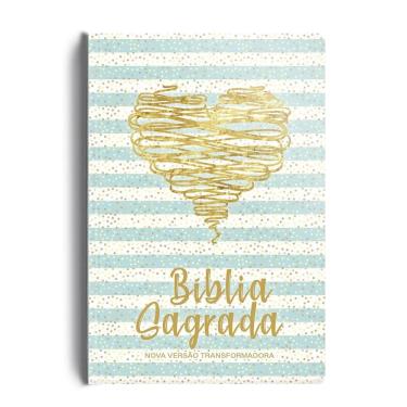 Imagem de Bíblia NVT - Capa semi luxo coração brilhante