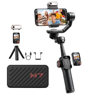 Imagem de hohem Estabilizador gimbal iSteady M7 para iPhone, Gimbal de telefone com rastreamento AI