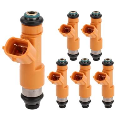 Imagem de Conjunto de 6 injetores de combustível | Compatível com Infiniti EX37 FX37 G37 M37 Q40 Q50 Q60 Q70 Q70L QX50 QX70 Nissan 370Z 3.7L V6| Substitui FJ1016 16600-EY00A 842-11 2368