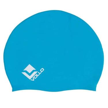 Imagem de Touca Para Natação Adulto Silicone Vollo Azul