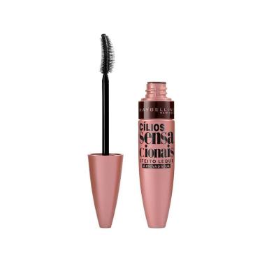 Imagem de Máscara para Cílios Maybelline Sensacionais Efeito Leque À Prova D`água Preto