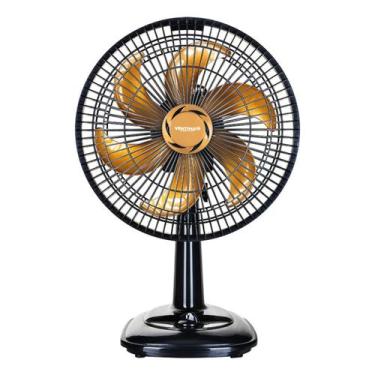 Imagem de Ventilador De Mesa 30cm Ventimais Turbo Preto/bronze 127V VOM30CMT01, 