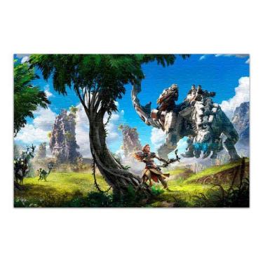 Imagem de Quebra-cabeça Personalizado Horizon Zero Dawn 120 Peças - Pomps Geek