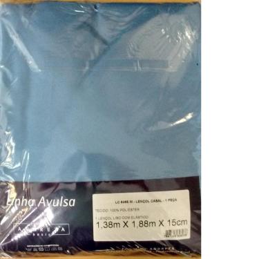 Imagem de Lençol Casal com Elástico Liso Andreza