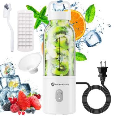 Imagem de Liquidificador pessoal portátil HOMEXUP 500mL 175W branco, 110V