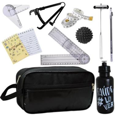 Imagem de Kit De Fisioterapia Goniometro Martelo Buck - Love Saude, NECESSAIRE P