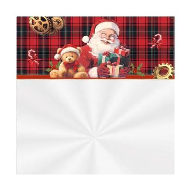 Imagem de Saco decorado para cesta de natal Magia Infinita 52x70cm com 25 unidad