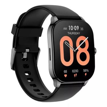 Imagem de Smartwatch Amazfit POP 3S Tela Amoled 1,96 Chamadas Bluetooth, Assistente de Voz, Controle músicas-Unissex