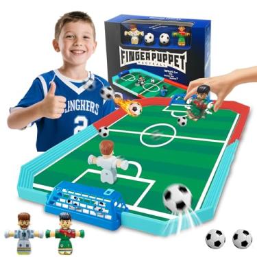 Imagem de Jogo de tabuleiro de futebol de mesa para crianças, brinquedo interativo de pebolim de dedo, presente esportivo perfeito para festas internas de 3, 4, 5, 6, 7, 8 a 12 anos, meninos e meninas