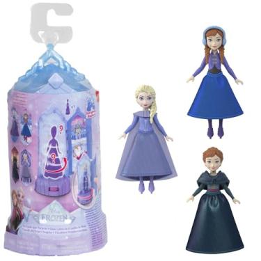 Imagem de Disney Frozen, Brinquedo Castelo de Gelo Spin Surpresa com 1 Mini Figura de 8,89 cm (Não é Possível Escolher a Figura), Mattel
