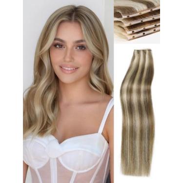 Imagem de Extensões de cabelo WIGNEE 14" Blonde Ombre Double Weft 100g