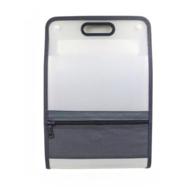 Imagem de Pasta Sanfonada Organizadora 12 Div Cristal A4 Escritório (1,12bolsa-branco)