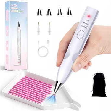 Imagem de Caneta de pintura artística de diamante elétrico com bomba de vácuo, 1000 MAH, sem necessidade de cera, design leve, 3 modos de sucção ajustáveis e recarregável, acessórios e ferramentas de arte de